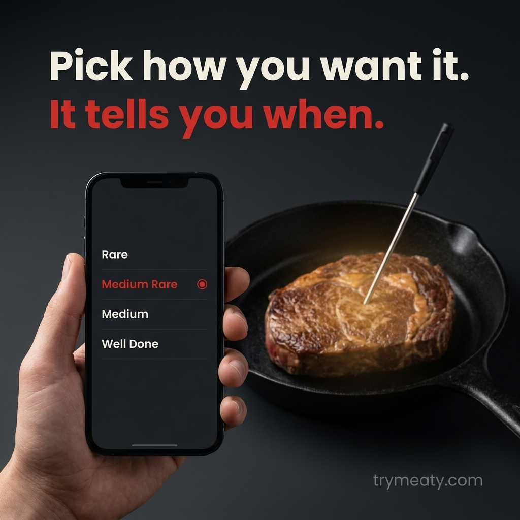 Meaty® PLUS Steak Thermometer